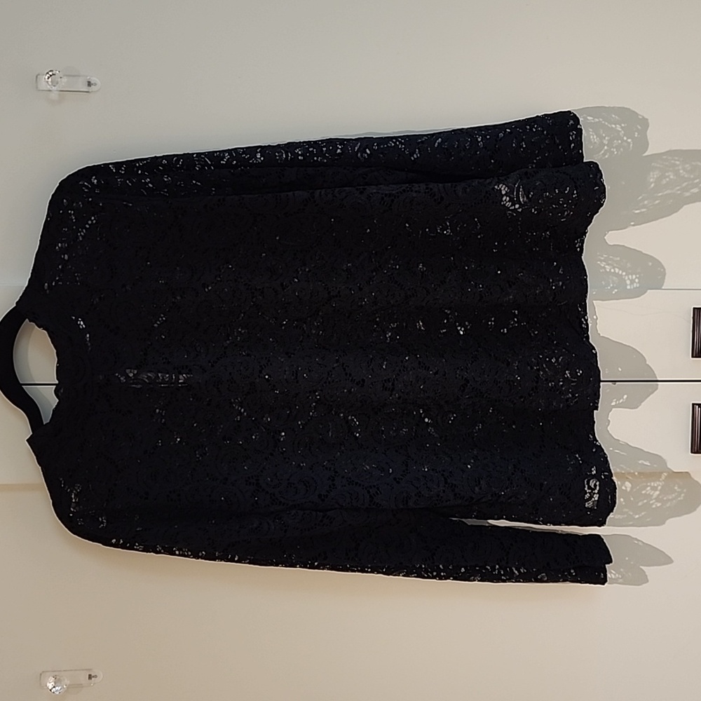 Lace turtle neck